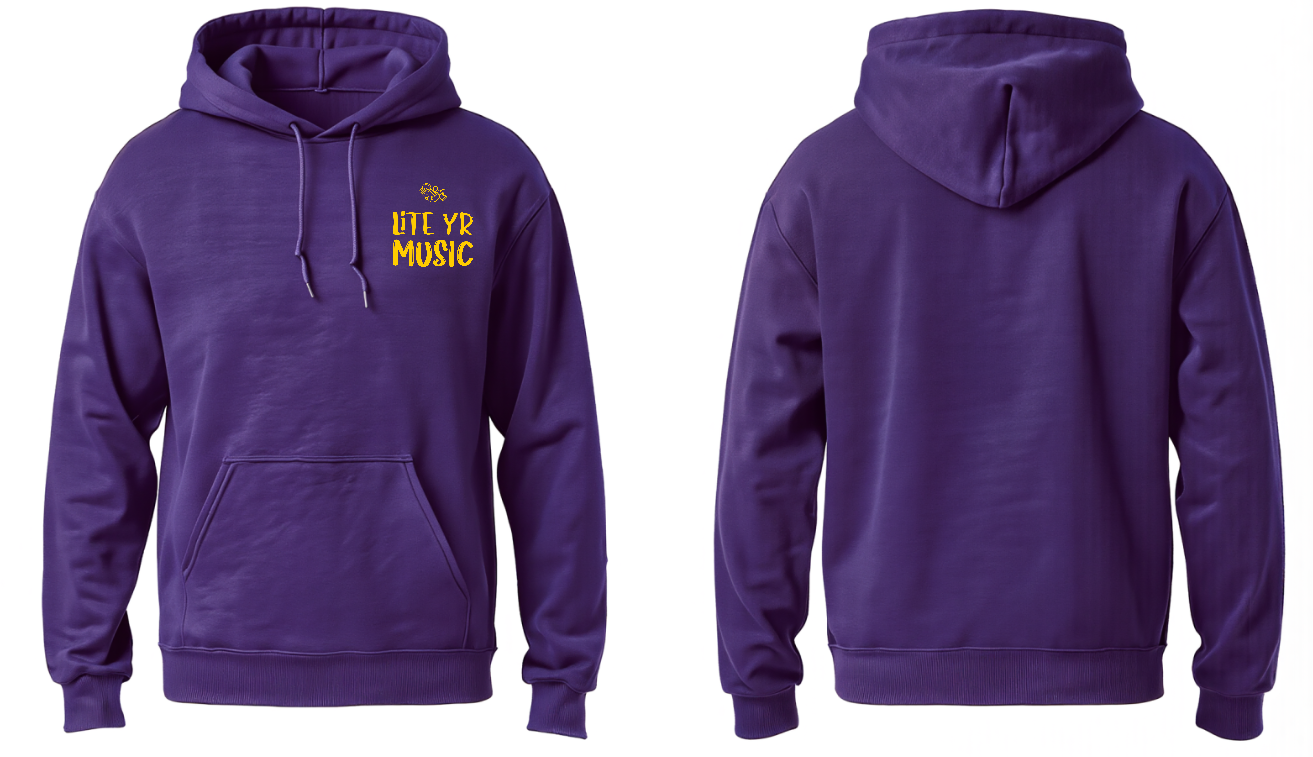 Lite Yr Hoodie Purple - LYM image 0