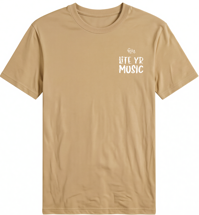 Lite Yr Tee - White Logo image 2