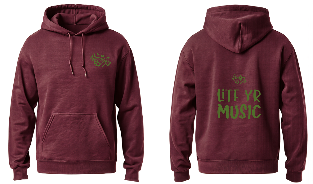 Lite Yr Hoodie Maroon - Spaceman image 4
