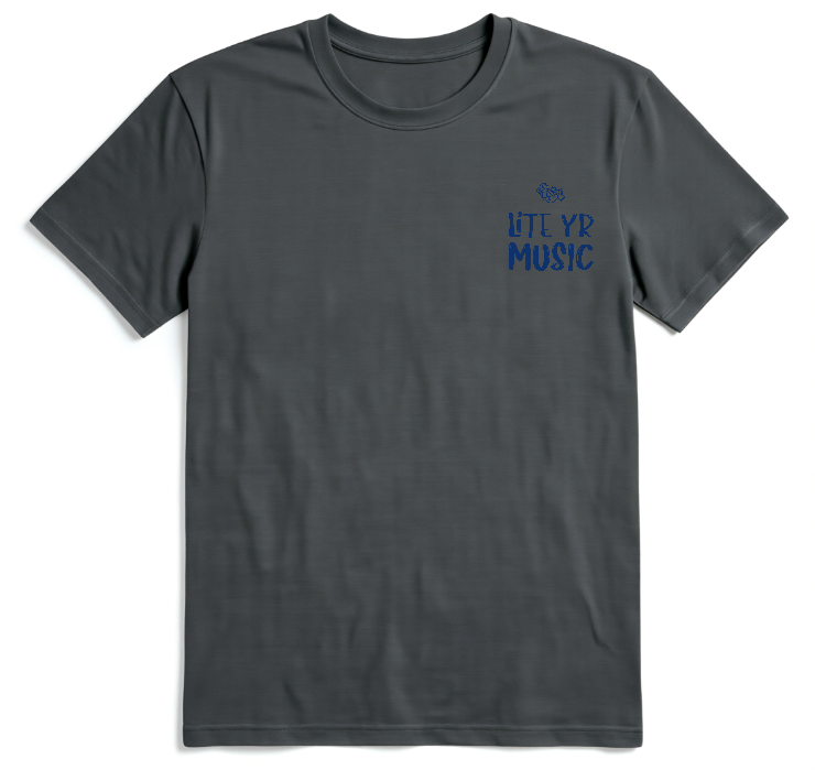 Lite Yr Tee - Midnight Blue Logo image 0