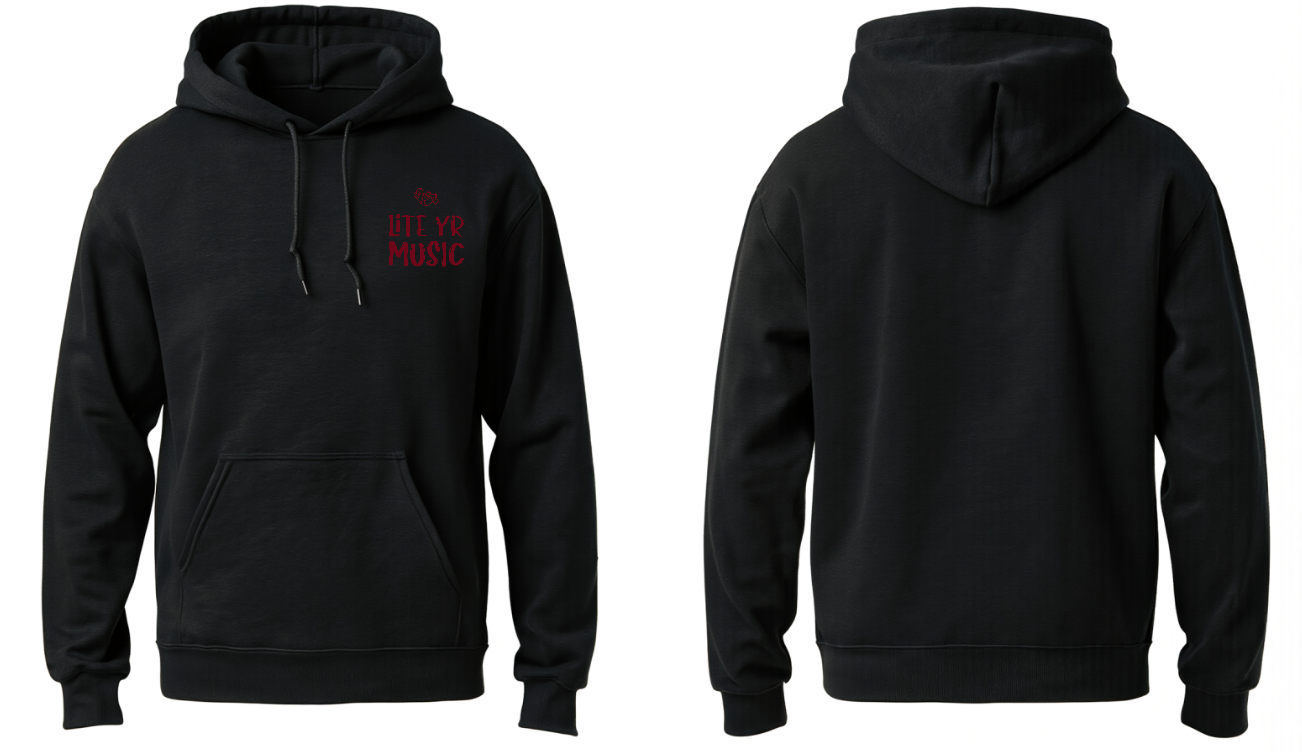 Lite Yr Hoodie Black - LYM image 6