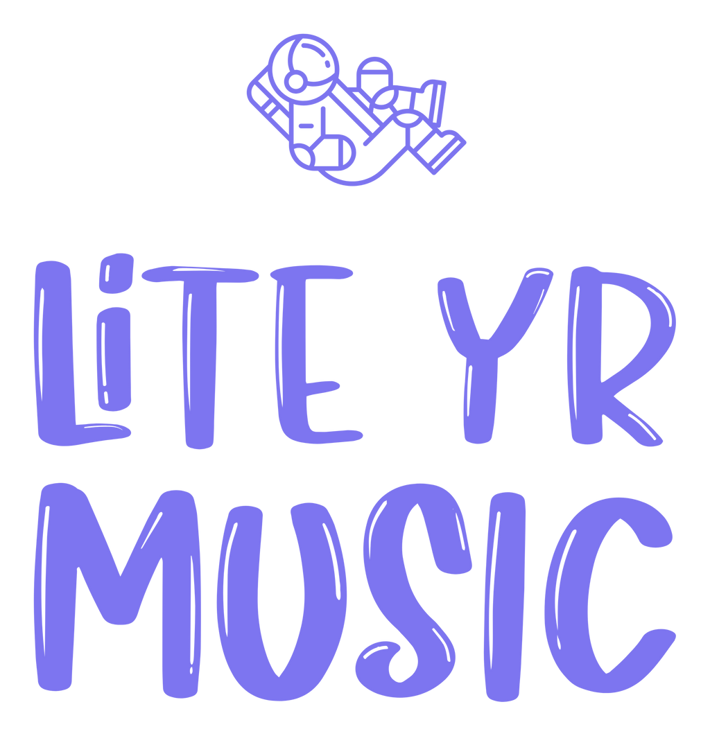 Lite Yr Tee - Lite Purp Logo