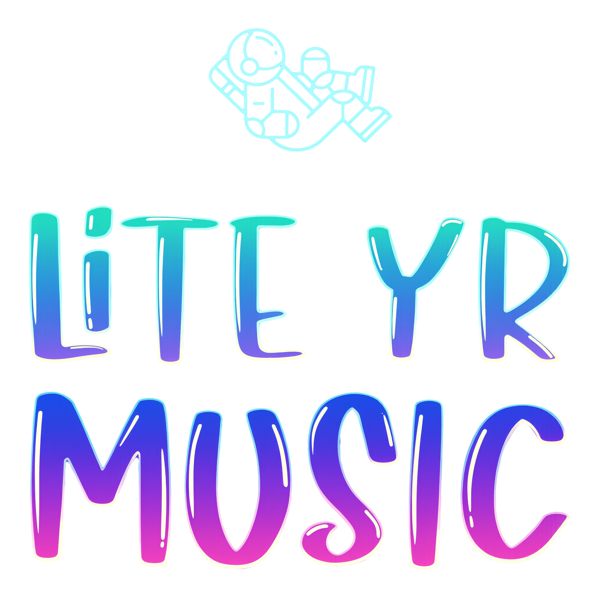 Lite Yr Tee - Tropical Logo